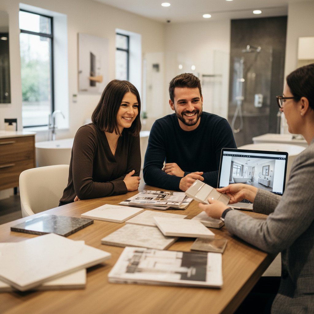 Bathroom remodel project photo